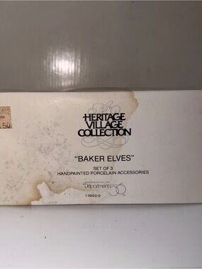 Department 56 Baker Elves North Pole